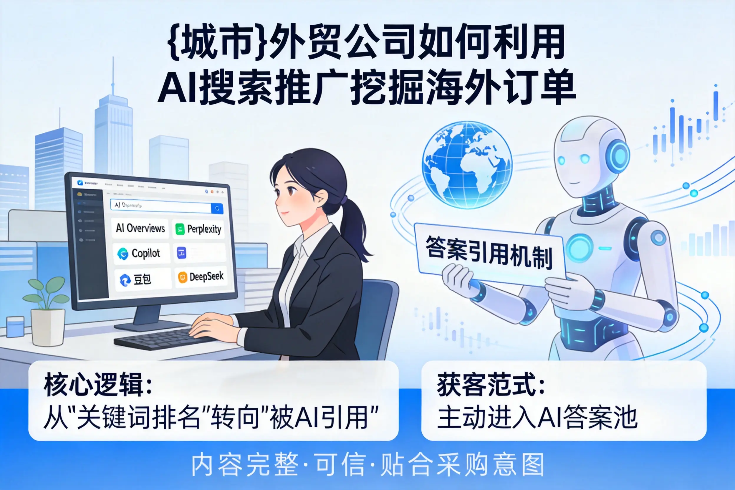 十堰外贸公司如何利用AI搜索推广挖掘海外订单