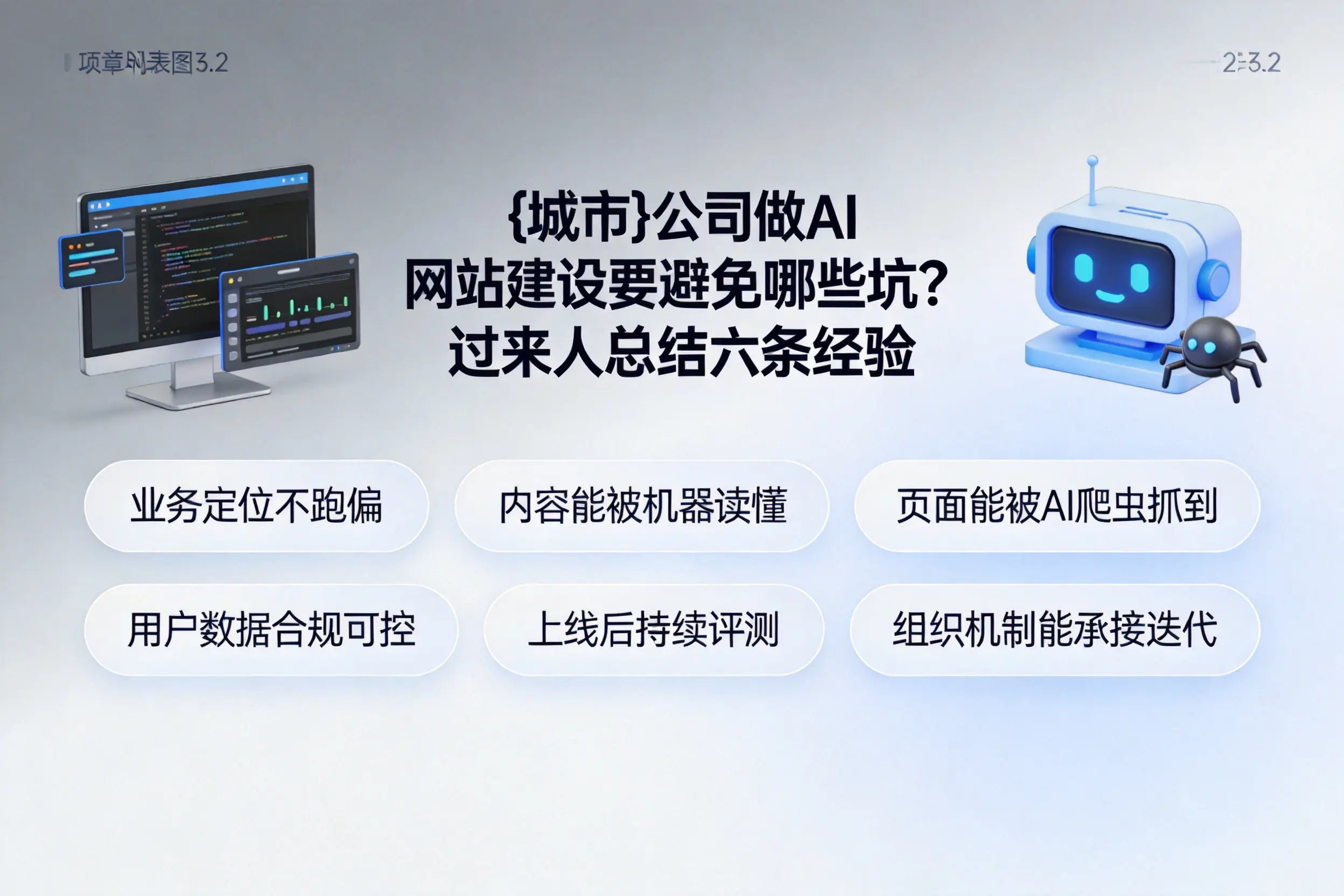 十堰公司做AI网站建设要避免哪些坑？过来人总结六条经验