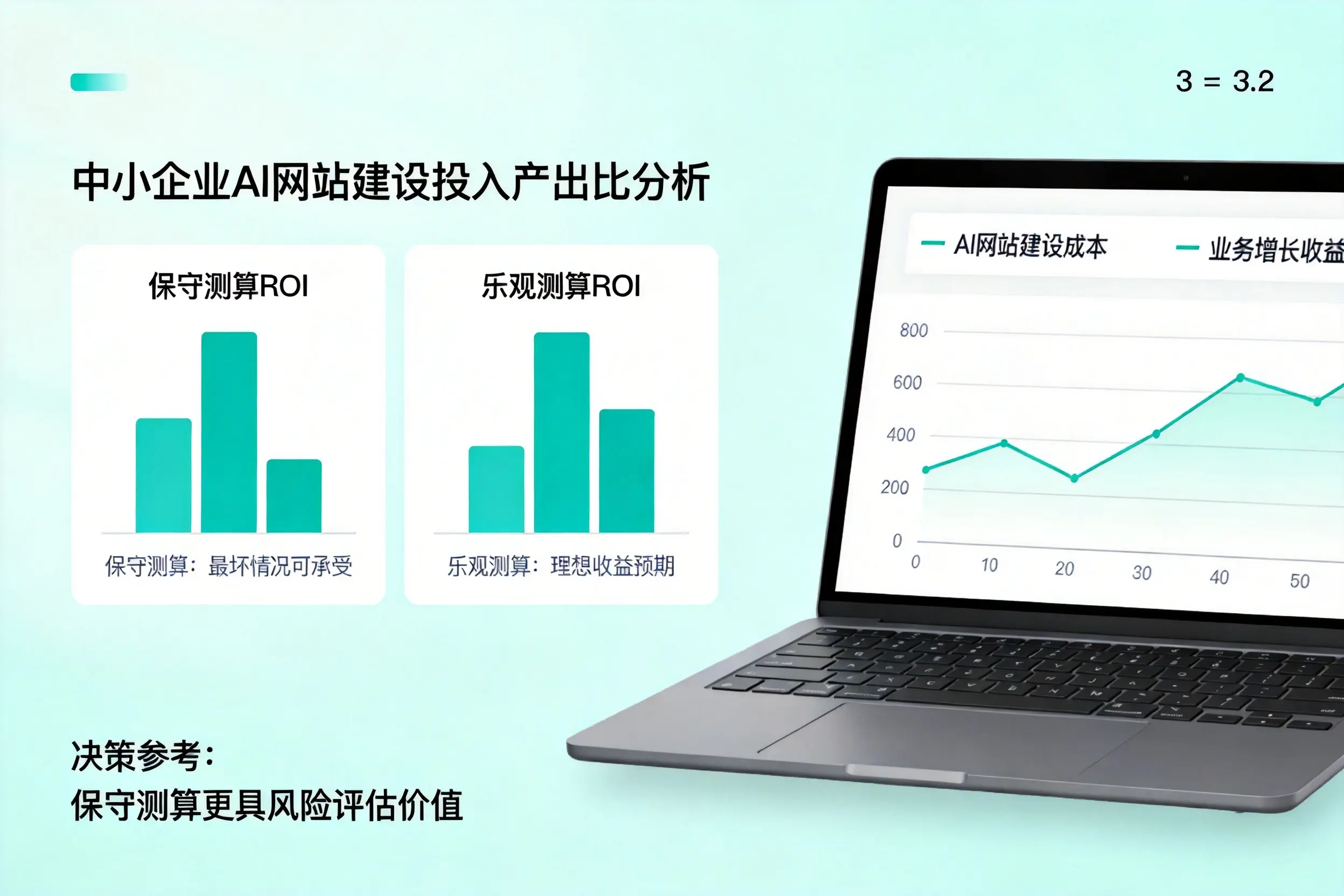 十堰中小企业AI网站建设投入产出比怎么算？先看这份分析
